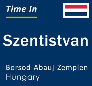 Current local time in Szentistvan, Borsod-Abauj-Zemplen, Hungary