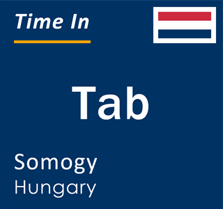 Current local time in Tab, Somogy, Hungary