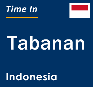 Current local time in Tabanan, Indonesia