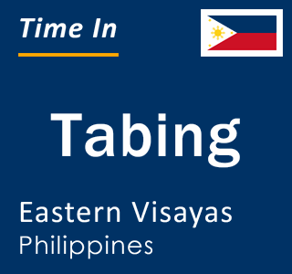 Current local time in Tabing, Eastern Visayas, Philippines