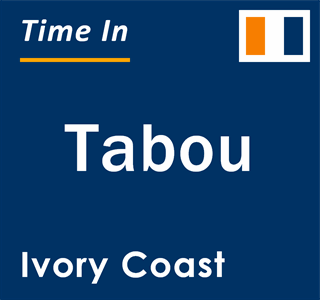 Current local time in Tabou, Ivory Coast