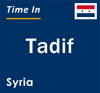 Current local time in Tadif, Syria