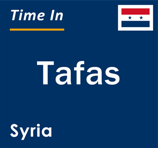 Current local time in Tafas, Syria