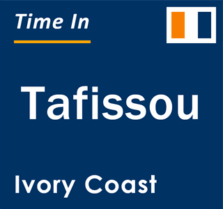 Current local time in Tafissou, Ivory Coast