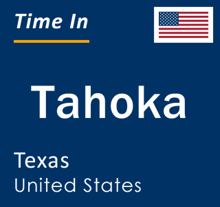 Current local time in Tahoka, Texas, United States