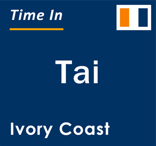 Current local time in Tai, Ivory Coast