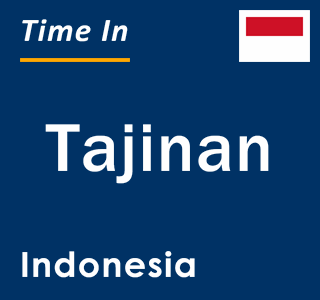 Current local time in Tajinan, Indonesia