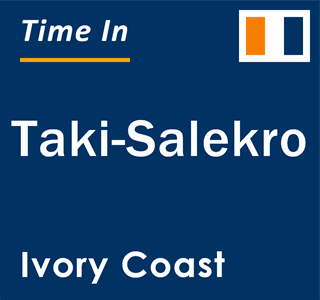 Current local time in Taki-Salekro, Ivory Coast