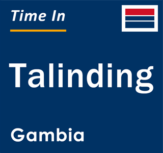 Current local time in Talinding, Gambia