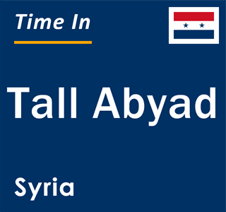 Current local time in Tall Abyad, Syria