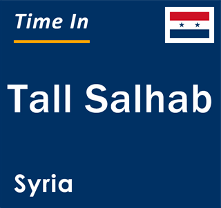 Current local time in Tall Salhab, Syria