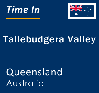 Current local time in Tallebudgera Valley, Queensland, Australia