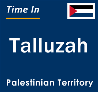 Current local time in Talluzah, Palestinian Territory