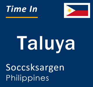 Current local time in Taluya, Soccsksargen, Philippines