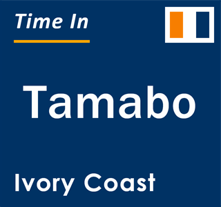 Current local time in Tamabo, Ivory Coast