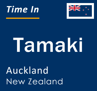 Current local time in Tamaki, Auckland, New Zealand