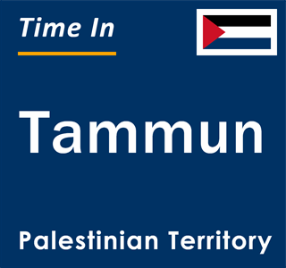 Current local time in Tammun, Palestinian Territory