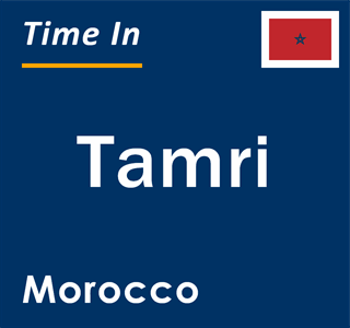 Current local time in Tamri, Morocco