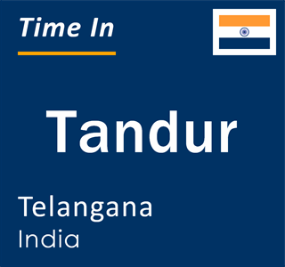 Current local time in Tandur, Telangana, India