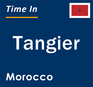 Current time in Tangier, Morocco
