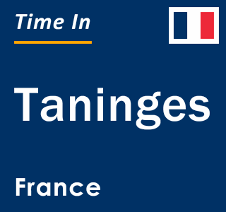 Current local time in Taninges, France