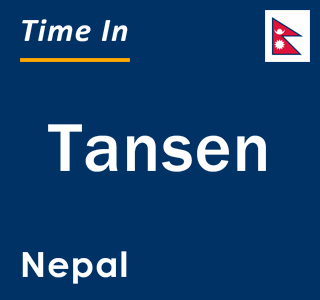 Current local time in Tansen, Nepal