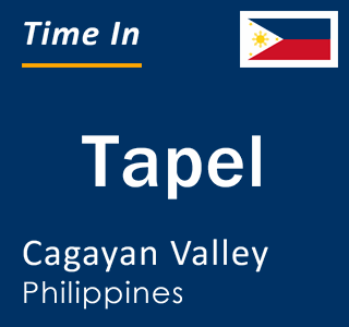 Current local time in Tapel, Cagayan Valley, Philippines