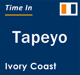 Current local time in Tapeyo, Ivory Coast