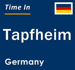 Current local time in Tapfheim, Germany