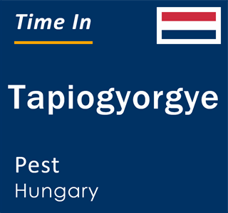 Current local time in Tapiogyorgye, Pest, Hungary