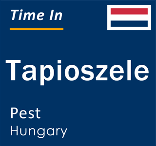 Current local time in Tapioszele, Pest, Hungary