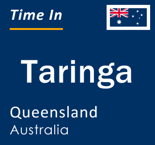 Current local time in Taringa, Queensland, Australia