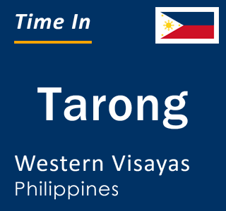 Current local time in Tarong, Western Visayas, Philippines