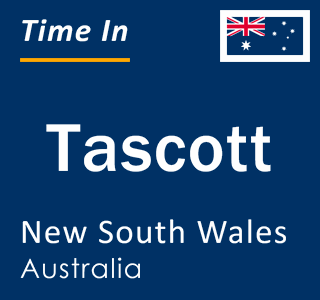 Current local time in Tascott, New South Wales, Australia