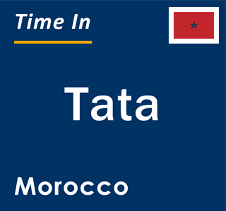 Current local time in Tata, Morocco