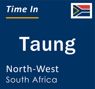 Current local time in Taung, North-West, South Africa