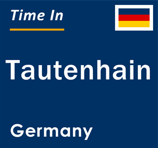 Current local time in Tautenhain, Germany