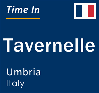 Current local time in Tavernelle, Umbria, Italy