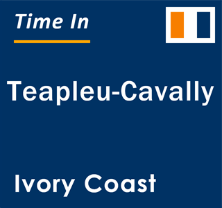 Current local time in Teapleu-Cavally, Ivory Coast