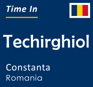 Current time in Techirghiol, Constanta, Romania