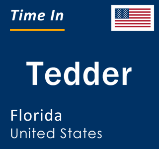 Current local time in Tedder, Florida, United States