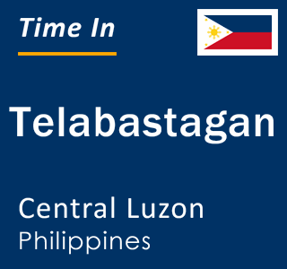 Current local time in Telabastagan, Central Luzon, Philippines
