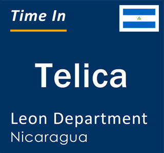 Current local time in Telica, Leon Department, Nicaragua