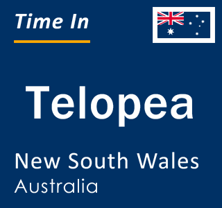 Current local time in Telopea, New South Wales, Australia