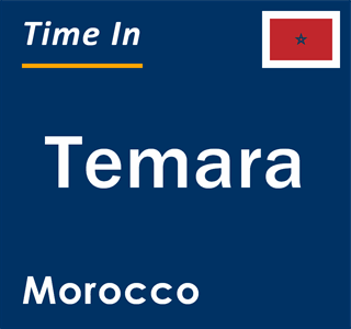 Current time in Temara, Morocco