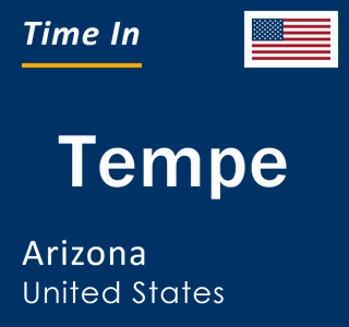 Current local time in Tempe, Arizona, United States