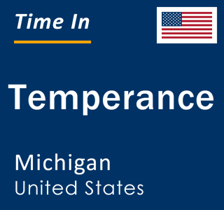 Current local time in Temperance, Michigan, United States