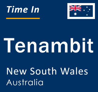 Current local time in Tenambit, New South Wales, Australia