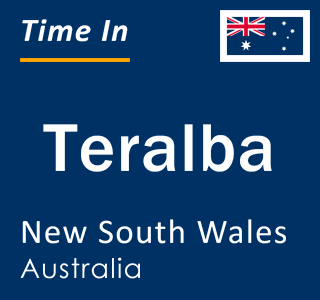 Current local time in Teralba, New South Wales, Australia