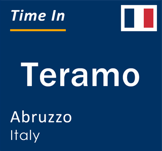 Current local time in Teramo, Abruzzo, Italy